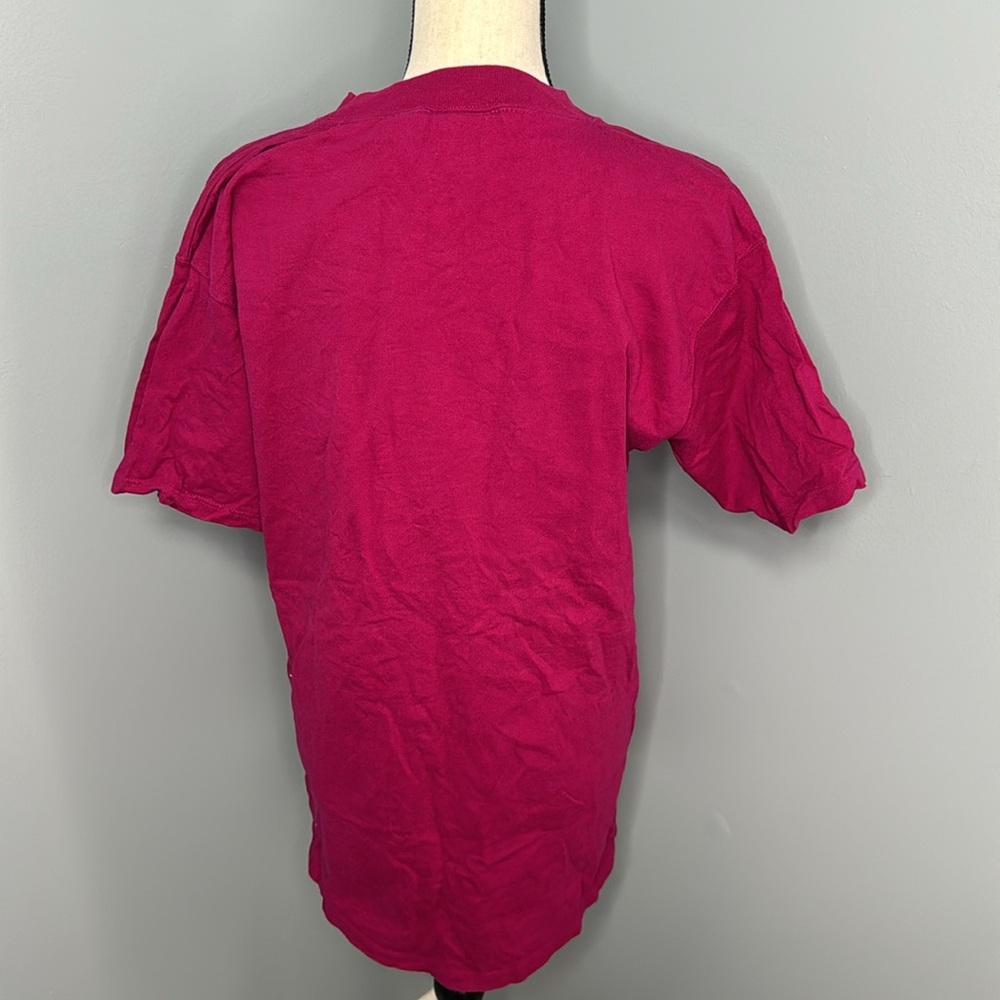 Mickey, INC Disney Women’s Purple/Pink Minnie Mouse Quilted T-Shirt Sz S/M - Picture 3 of 5